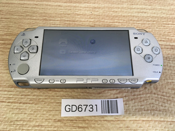 GD6731 Plz Read Item Condi PSP-2000 ICE Silver SONY PSP Console Japan