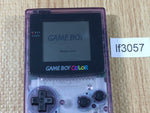 lf3057 Plz Read Item Condi GameBoy Color Clear Purple Game Boy Console Japan