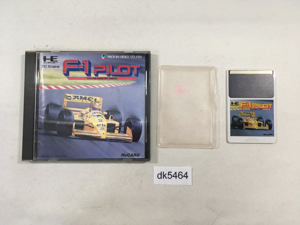 DK5464 F-1 Pilot BOXED PC Engine Japan
