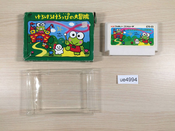 UE4994 Kero Kero Keroppi no Daibouken BOXED NES Famicom Japan