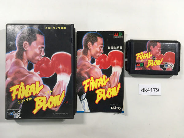 DK4179 Final Blow BOXED Mega Drive Genesis Japan