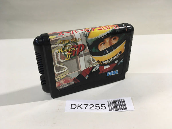 DK7255 Ayrton Senna's Super Monaco GP II Mega Drive Genesis Japan