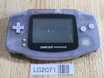LG2071 Plz Read Item Condi GameBoy Advance Milky Blue Game Boy Console Japan