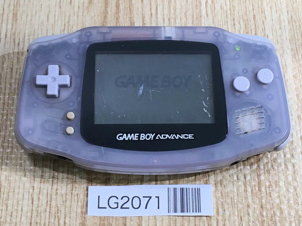 LG2071 Plz Read Item Condi GameBoy Advance Milky Blue Game Boy Console Japan
