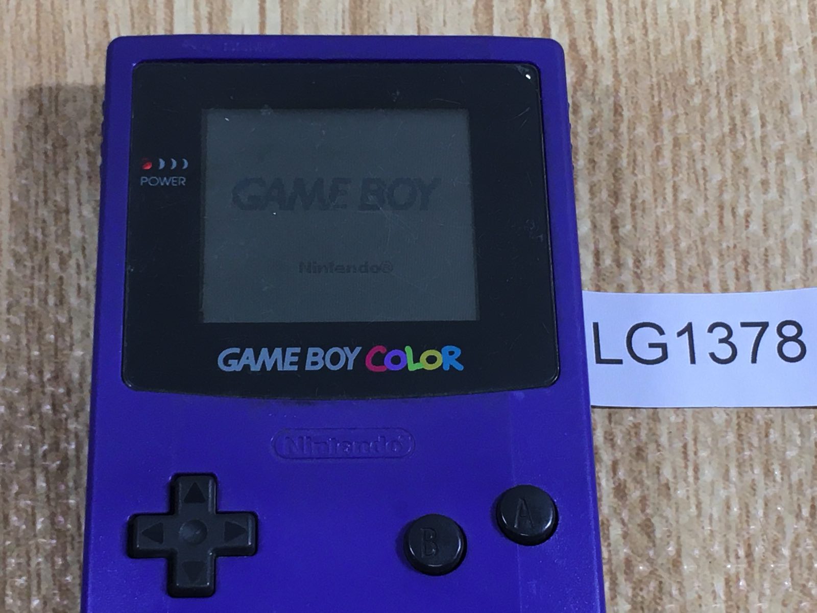LG1378 GameBoy Color Purple Game Boy Console Japan – J4U.co.jp