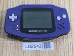 LG2543 Plz Read Item Condi GameBoy Advance Violet Game Boy Console Japan