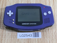 LG2543 Plz Read Item Condi GameBoy Advance Violet Game Boy Console Japan