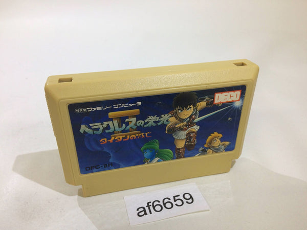 af6659 Glory of Heracles II 2 Titan's Down Fall NES Famicom Japan