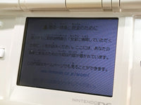 LG2274 Plz Read Item Condi Nintendo DS Pure White Console Japan