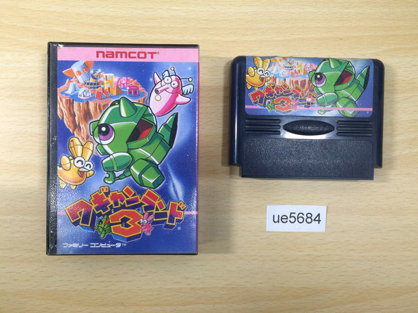 UE5684 Wagan Land 3 BOXED NES Famicom Japan