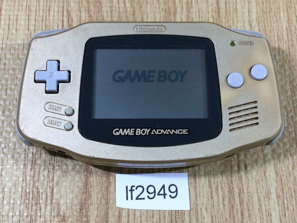 lf2949 Plz Read Item Condi GameBoy Advance Gold Game Boy Console Japan