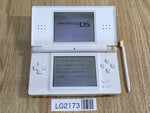 LG2173 Plz Read Item Condi Nintendo DS Lite Crystal White Console Japan