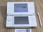 LG2275 Plz Read Item Condi Nintendo DS Lite Crystal White Console Japan
