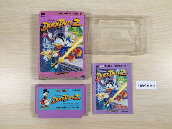 UE4995 Duck Tales 2 BOXED NES Famicom Japan