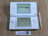 LG2462 Plz Read Item Condi Nintendo DS Lite Crystal White