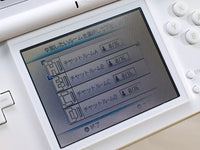 LG2173 Plz Read Item Condi Nintendo DS Lite Crystal White Console Japan