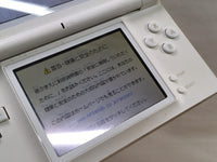 LG2275 Plz Read Item Condi Nintendo DS Lite Crystal White Console Japan