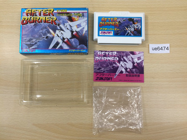 UE6474 After Burner BOXED NES Famicom Japan