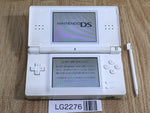 LG2276 Plz Read Item Condi Nintendo DS Lite Crystal White Console Japan