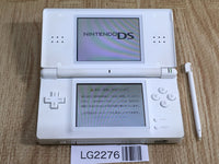 LG2276 Plz Read Item Condi Nintendo DS Lite Crystal White Console Japan