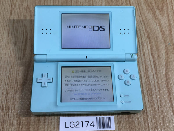 LG2174 Plz Read Item Condi Nintendo DS Lite Ice Blue Console Japan