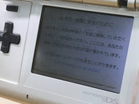 LG2374 Plz Read Item Condi Nintendo DS Platinum Silver Console Japan