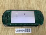 PSP-3000 SPIRITED GREEN SONY PSP Console Japan - Tested Working GD6936