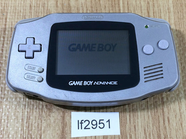 lf2951 Plz Read Item Condi GameBoy Advance Silver Game Boy Console Japan