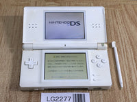 LG2277 Plz Read Item Condi Nintendo DS Lite Crystal White Console Japan