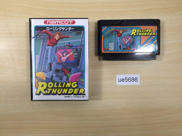UE5686 Rolling Thunder BOXED NES Famicom Japan