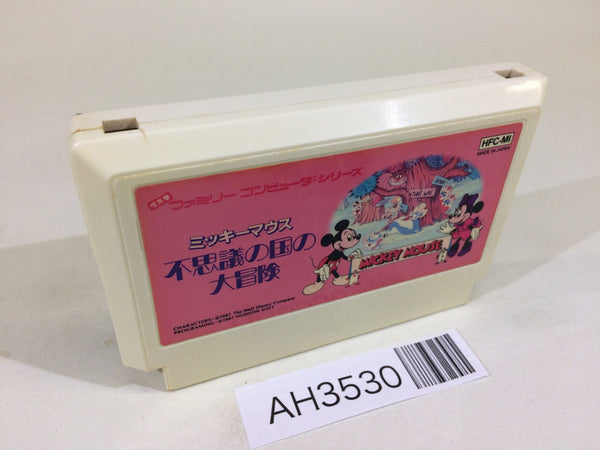 AH3530 Mickey Mouse Fushigi no Kuni no Daibouken NES Famicom Japan