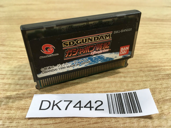 DK7442 SD Gundam Gashapon Senki -Episode One- Wonder Swan Bandai Japan