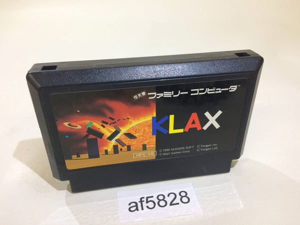 af5828 Klax NES Famicom Japan