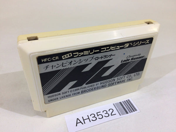 AH3532 Championship Lode Runner NES Famicom Japan