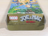Joe & Mac Tatakae Genshijin BOXED SNES Super Famicom Japan - UE5468