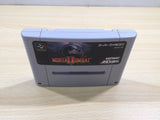 Mortal Kombat 2 II Kyuukyoku Shinken BOXED SNES Super Famicom Japan - UE5574