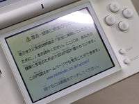 LG2277 Plz Read Item Condi Nintendo DS Lite Crystal White Console Japan