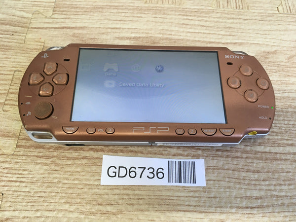 GD6736 Plz Read Item Condi PSP-2000 MATTE BRONZE SONY PSP Console Japan