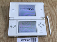LG2278 Plz Read Item Condi Nintendo DS Lite Crystal White Console Japan