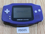 LF8685 With Defects - GameBoy Advance Violet Game Boy Console Japan