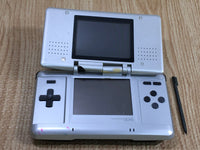 LG1292 Plz Read Item Condi Nintendo DS Platinum Silver Console Japan