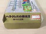Glory of Heracles III 3 BOXED SNES Super Famicom Japan - UE1196