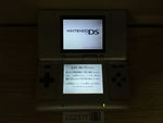 LG2377 Plz Read Item Condi Nintendo DS Platinum Silver Console Japan