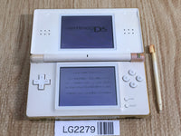 LG2279 Plz Read Item Condi Nintendo DS Lite Crystal White Console Japan