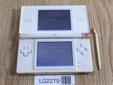 LG2279 Plz Read Item Condi Nintendo DS Lite Crystal White Console Japan
