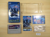 P.T.O. PTO Teitoku no Ketsudan BOXED SNES Super Famicom Japan - UE6182