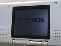 LG2377 Plz Read Item Condi Nintendo DS Platinum Silver Console Japan