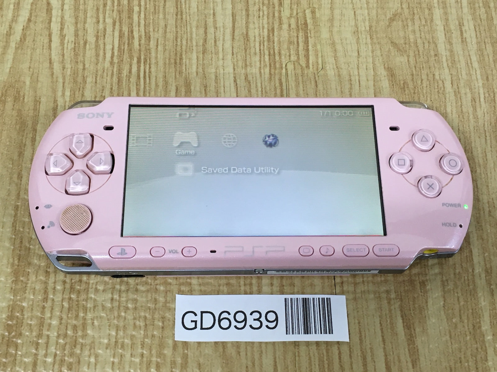 GD6939 Plz Read Item Condi PSP-3000 BLOSSOM PINK SONY PSP