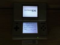 LG2378 Plz Read Item Condi Nintendo DS Platinum Silver Console Japan