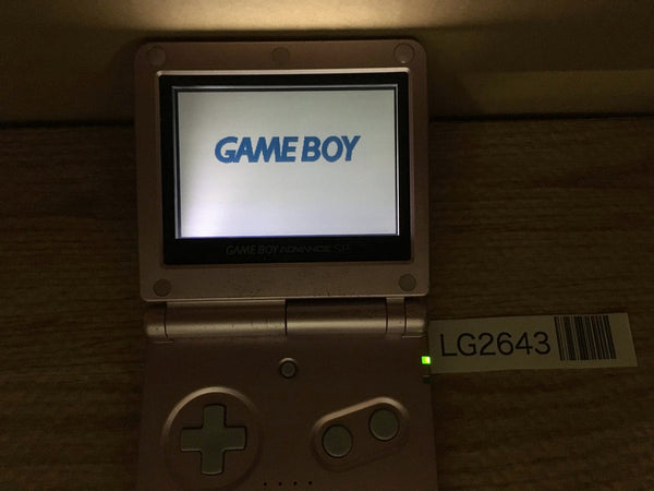 LG2643 No Battery GameBoy Advance SP Pearl Pink Game Boy Console Japan